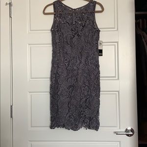 Lace evening dress